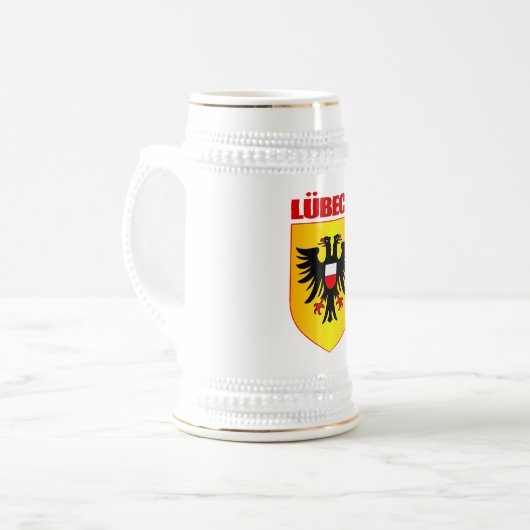 Lubeck Bierglas (Vorderseite Links)