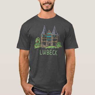 Lubeck Deutschland Einzigartiges Kunsthandwerk Män T-Shirt