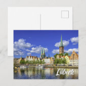 Lübeck, Deutschland Postkarte (Vorne/Hinten)