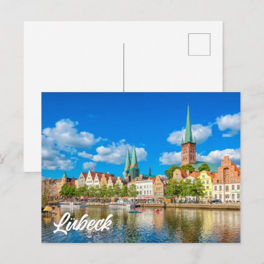 Lübeck, Deutschland Postkarte (Vorne/Hinten)