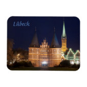 Lübeck Foto Magnet (Horizontal)