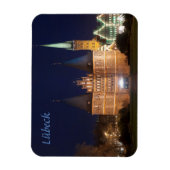 Lübeck Foto Magnet (Vertikal)