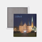 Lübeck Foto Magnet (Vorderseite/Rückseite)