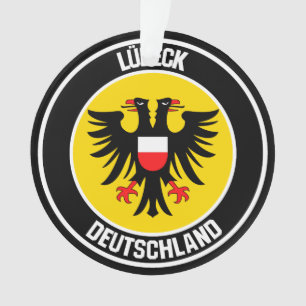 Lübeck Round Emblem Ornament