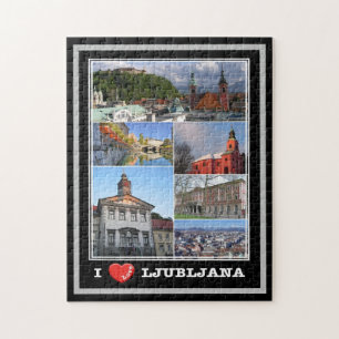 Lubiana - Slowenien - I Liebe - Puzzle
