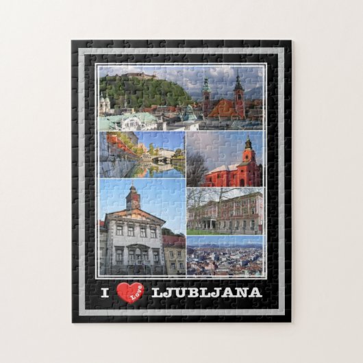 Lubiana - Slowenien - I Liebe - Puzzle (Vertikal)