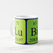 Lubin Periodenname Tasse (Vorderseite Links)