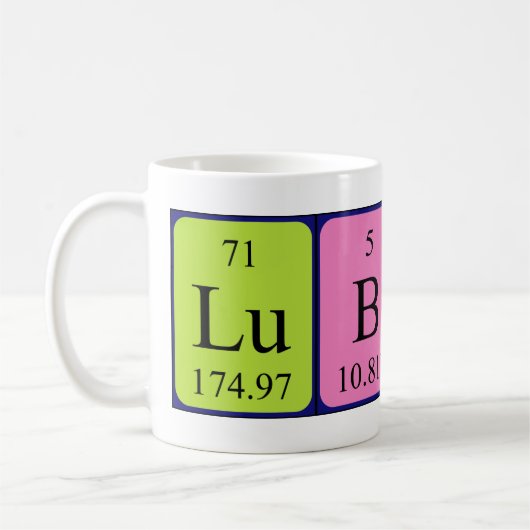 Lubin Periodenname Tasse (Links)