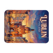 Lublin Altstadt Polen Magnet (Horizontal)