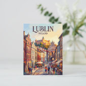 Lublin Polen Postkarte (Stehend Vorderseite)