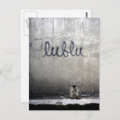 Lublu = Liebe in Russisch Postkarte (Vorne/Hinten)
