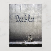 Lublu = Liebe in Russisch Postkarte (Vorderseite)