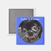 Lubs & Kisses Magnet (Vorderseite/Rückseite)