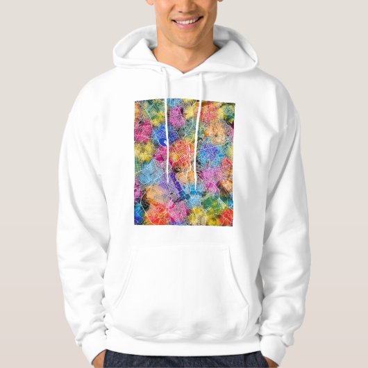  Lubumbashi DR Congo City Map Hoodie (Vorderseite)