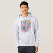 Lubumbashi DR Kongo Stadtplan Hoodie (Vorne ganz)