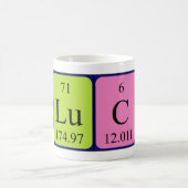 Luc Periodenname Tasse (Mittel)