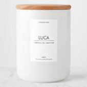 Luca Candle Festival - Martha Argerich Projekt Lebensmitteletikett (Vorderseite)