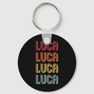 Luca Geschenk Name Personalisiert Lustig Retro Vin Schlüsselanhänger