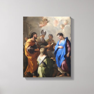 Luca Giordanos Die Vermählung der Jungfrau Leinwanddruck