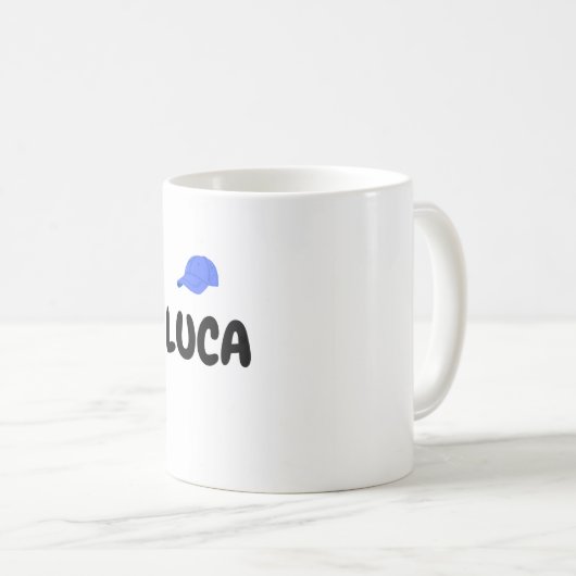 Luca I Personalisierte Mugs für Jungen Kaffeetasse (VorderseiteRechts)