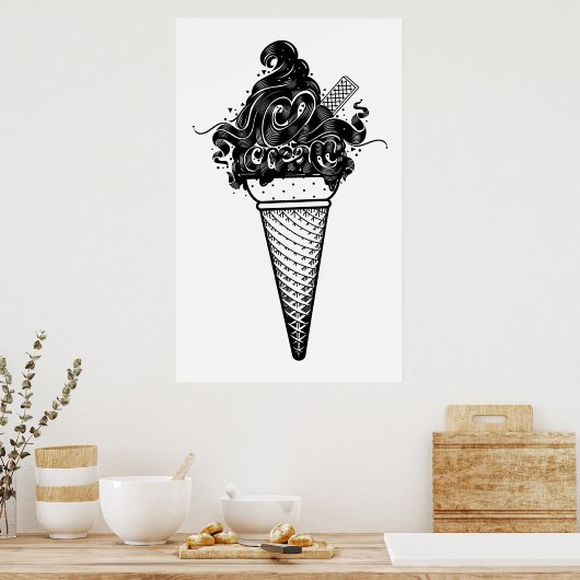 Luca Ionescu ‚Ice Cream‘ Poster (Küche)