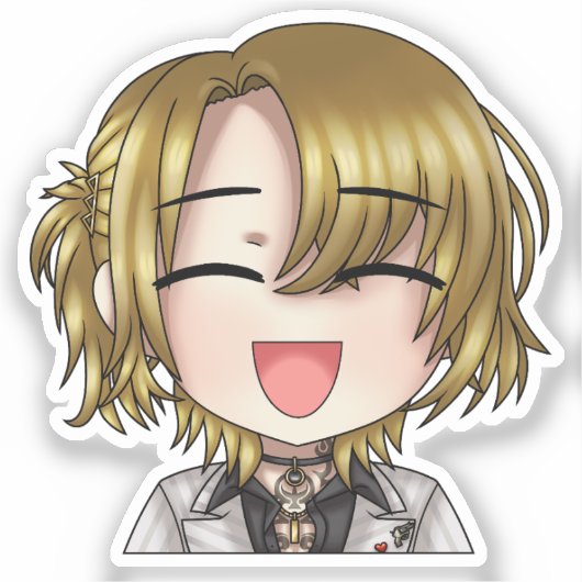 Luca Kaneshiro Chibi Aufkleber (Vorderseite)
