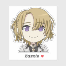Luca Kaneshiro Chibi Lächeln Aufkleber