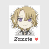 Luca Kaneshiro Chibi Smiling Sticker (Blatt)