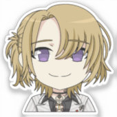 Luca Kaneshiro Chibi Smiling Sticker (Vorderseite)