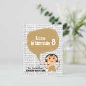 Luca Kids Party Einladung (Stehend Vorderseite)