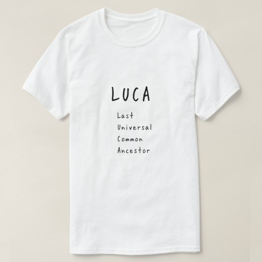 LUCA Last Universal Common Ancestor Science Graphi T-Shirt (Design vorne)