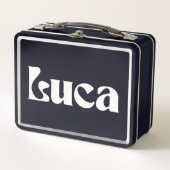 Luca Metall Brotdose (Vorderseite)