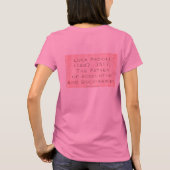 "Luca Pacioli - Der Vater der Rechnungsführung" T-Shirt (Rückseite)
