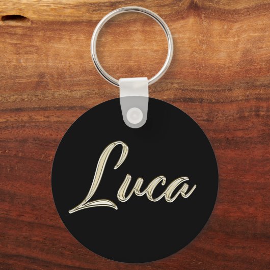 Luca whitegold Button Schlüsselger Schlüsselanhänger (Vorderseite)