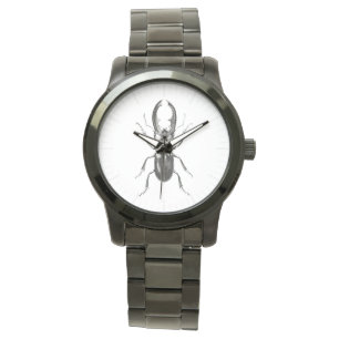 Lucanus Metallicus Käfer Armbanduhr