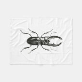 Lucanus Metallicus Käfer Fleecedecke (Vorderseite (Horizontal))