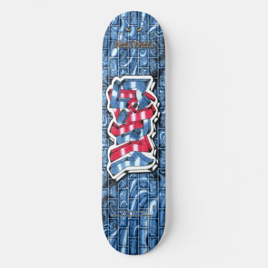 Lucas 03 ~ Custom Graffiti Art Pro Skateboard (Vorderseite)