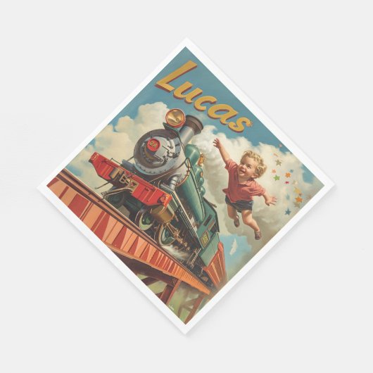 Lucas Birthday Serviette (Ecke)