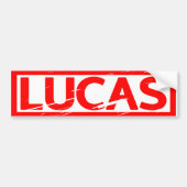 Lucas Briefmarke Autoaufkleber (Vorne)