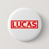 Lucas Briefmarke Button (Vorderseite)