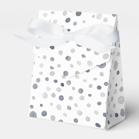 Lucas Confetti Watercolor Dots Bevorzugung Box Geschenkschachtel (Vorderseite)