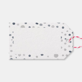 Lucas Confetti Watercolor Dots Geschenk Tag Geschenkanhänger