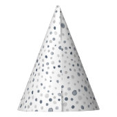 Lucas Confetti Watercolor Dots Party Hat Partyhütchen (Rückseite)