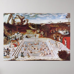 Lucas Cranach das Älteste der Jungbrunnen Poster