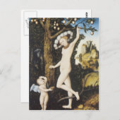 Lucas Cranach der Ältere 1530er Postkarte (Vorne/Hinten)