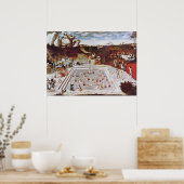 Lucas Cranach der Ältere - Der Jungbrunnen Poster (Küche)