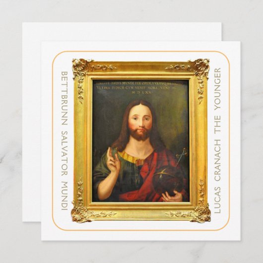 Lucas Cranach the Young Salvator Mundi Hi-Def (Vorne/Hinten)