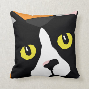Lucas das Kunst-ähnliche Kissen des Katzen-Pops