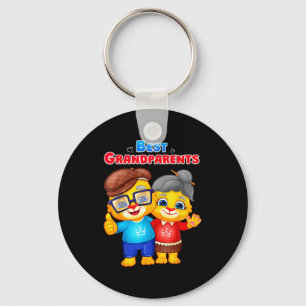 Lucas Familie _ Oma und Opa, die besten Großeltern Schlüsselanhänger