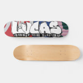 Lucas Graffiti Custom Personalisierte Coole Skateb Skateboard (Horizontal)